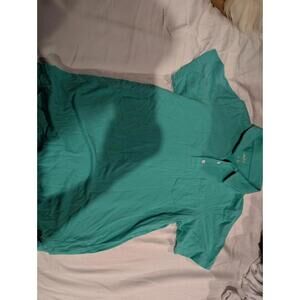 Lilly Pulitzer Boys Polo Shirt XL Green Short Sleeve